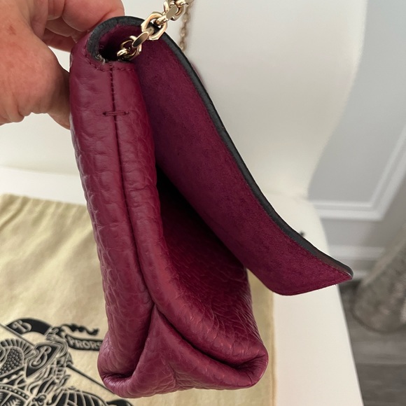 💯 Authentic Burberry Leather Shoulder bag/Clutch - Picture 7 of 16